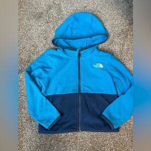 The North Face blue jacket